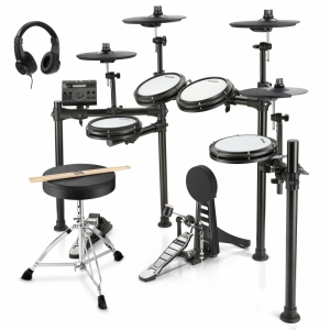 Электронная ударная установка DONNER DED-200 Electric Drum Set 5 Drums 4 Cymbals