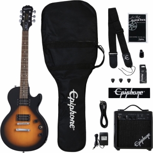 Комплект электрогитара EPIPHONE Les Paul Electric Guitar Player Pack Vintage Sunburst