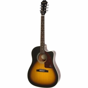 Электроакустическая гитара EPIPHONE J-15 EC Deluxe Vintage Sunburst