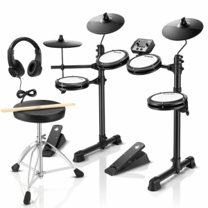 Электронная ударная установка DONNER DED-80 Electric Drum Set 5 Drums 3 Cymbals