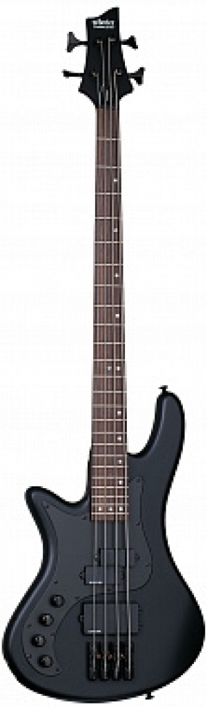 Леворукая бас-гитара SCHECTER STILETTO STEALTH-4 SBK L/H