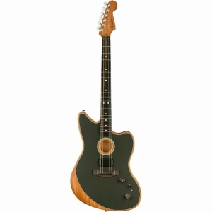 Электрогитара FENDER American Acoustasonic Jazzmaster Tungsten