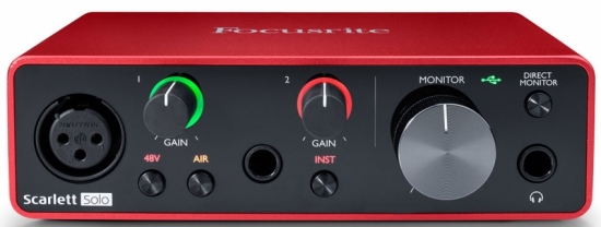 FOCUSRITE Scarlett Solo 3rd Gen