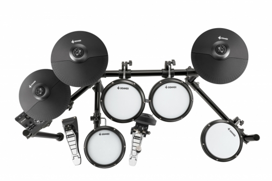 Электронная ударная установка DONNER DED-200 Electric Drum Set 5 Drums 3 Cymbals