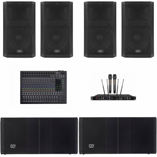 Комплект звука для бара ZTX POWER 6