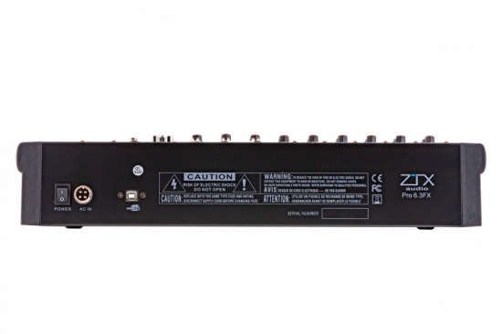 Микшерный пульт ZTX Audio Pro 6.3Fx