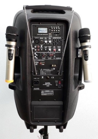 Активная акустическая система AURA A215MP3-Battery