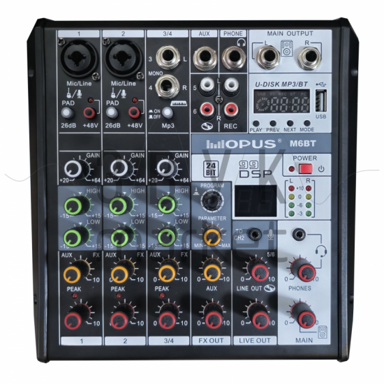 Микшерный пульт OPUS M6BT