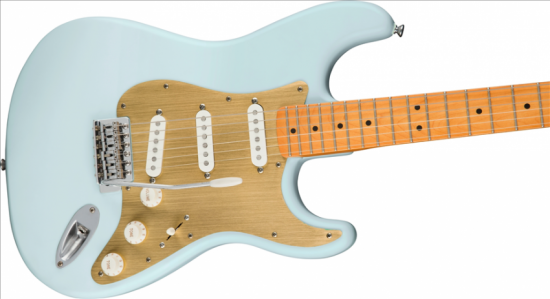 Электрогитара FENDER SQUIER 40th ANN Stratocaster MN Aged Hardware Satin Sonic Blue