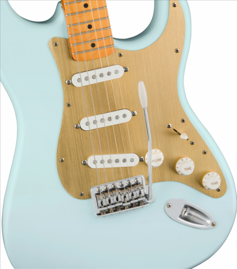 Электрогитара FENDER SQUIER 40th ANN Stratocaster MN Aged Hardware Satin Sonic Blue