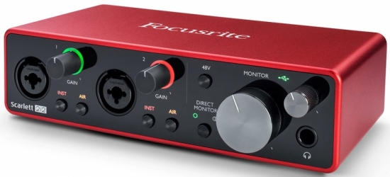 FOCUSRITE Scarlett 2i2 Studio 3rd Gen