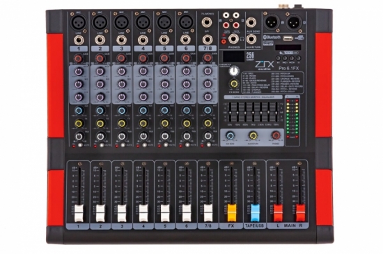 Микшерный пульт ZTX Audio Pro 6.1Fx