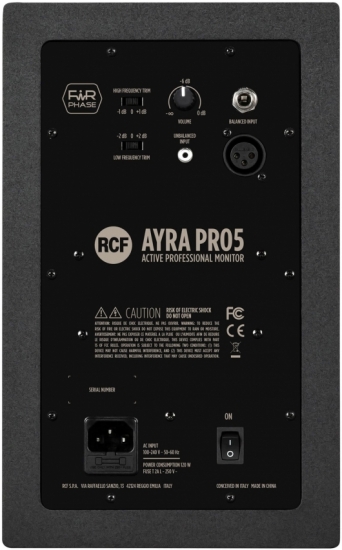 Студийный монитор RCF Ayra PRO 5