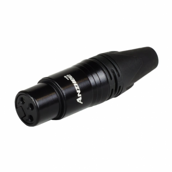 Разъём Anzhee XLR-F Black