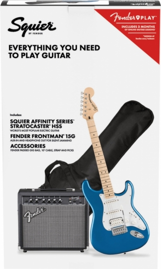 Электрогитара FENDER SQUIER Affinity Stratocaster HSS Pack MN LPB