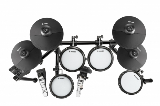 Электронная ударная установка DONNER DED-200 Electric Drum Set 5 Drums 4 Cymbals